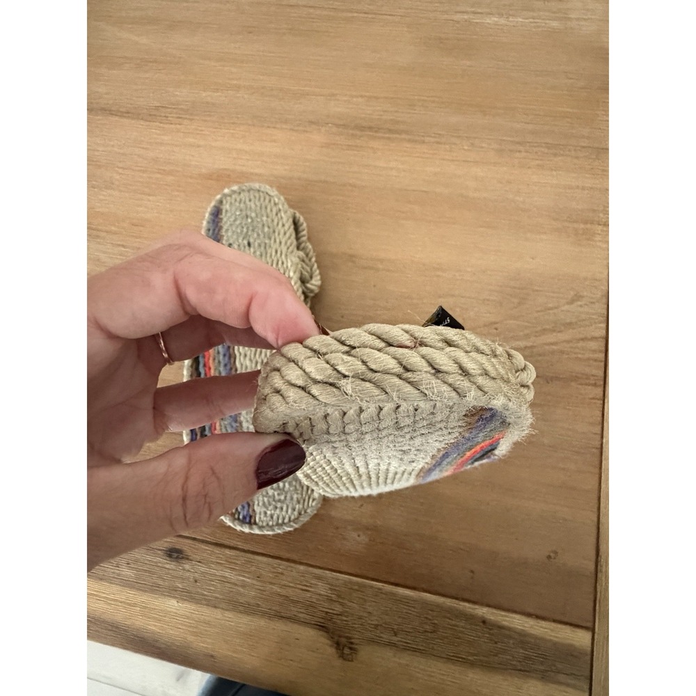 Nomadic State of Mind Kyma Camel Strappy Vegan Rope Sandals Size 40 US 9 - Picture 4 of 5